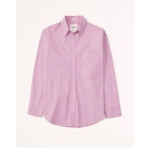 Abercrombie & Fitch Mauve Button-Up Shirt